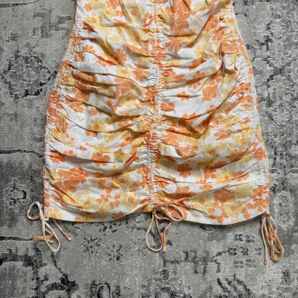 NEW Sabo Skirt Kani Asymmetric Dress Floral Print Cinched size M Medium NWT - Picture 5 of 10